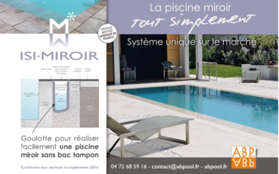 Guide-Piscines : ISI-MIROIR, la piscine miroir facile.